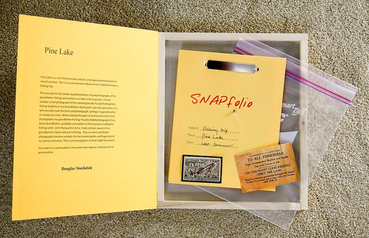 douglas_stockdale_pine_lake_interior_book_with_memorbilia