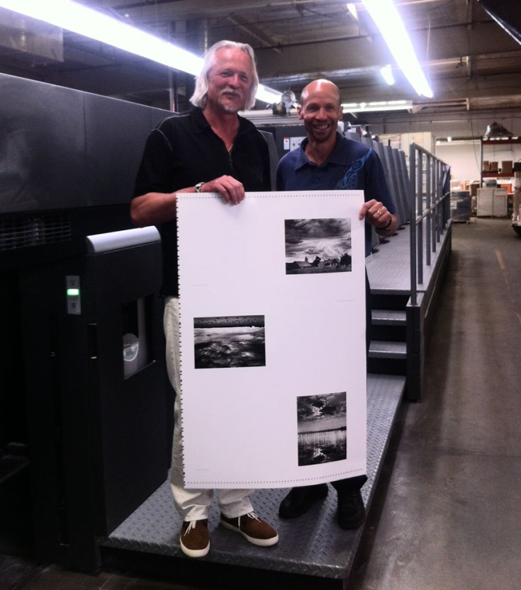 Kevin Broady - Roman Loranc on-press Dual Graphics